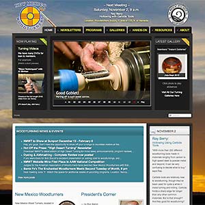 New Mexico Woodturners Website by Serious Light